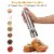 Electric Salt Pepper Grinder with Light Adjustable Coarseness Stainless Steel Salt Pepper Perspective: top