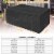 210D Waterproof Outdoor Furniture Cover Windproof Dustproof Patio Furniture Protector Oxford Perspective: top