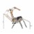 Zero Gravity Lounge Chair with Awning Leisure Chair Khaki Perspective: top