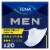 TENA Men Maximum Male Incontinent Pad Contoured 8 L 50600, Maximum, 20 Ct Perspective: top