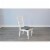 Sunny Designs Carriage House 41  Ladderback Chair with Wood Seat in White Perspective: top