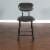 Sunny Designs 24  Metal Frame Barstool with Cushion Seat & Back in Black Perspective: top