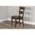 Sunny Designs Homestead 18  Ladderback Chair with Cushion Seat in Tobacco Leaf Perspective: top