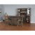 Sunny Designs Homestead 30  Mahogany Wood Ladderback Barstool in Tobacco Leaf Perspective: top