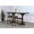 Sunny Designs Homestead 30  Wood Swivel Barstool with Back in Tobacco Leaf Perspective: top