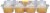 Two-Bite® Strawberry Shortcake Premium Cupcakes Perspective: top