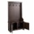 Prepac Wide Hall Tree with Shaker Doors in Espresso Perspective: top