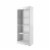 Corliving Hawthorn 60  Tall 4 Shelf Bookcase in Frost White Perspective: top