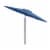 UV and Wind Resistant Tilting Patio Umbrella in Cobalt Blue - CorLiving Perspective: top