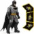 DC Comics Batman 4-inch Action Figure with 3 Mystery Accessories Perspective: top