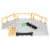 Tech Deck™ Flip N' Grind™ Buildable Ramp for Fingerboards Set Perspective: top