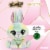 GUND® P.Lushes Pets™ Maddie Karrats™ Bunny Stuffed Animal Perspective: top