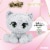 Gund® Lushes Deidra Van Drip Leopard Stuffed Animal Perspective: top