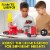 Monster Jam Official 2-in-1 Launch N’ Go Hauler Playset Perspective: top