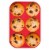 Mrs Anderson's Baking 6Cup Muffin Top Pan, BPA Free, Non-Stick European-Grade Silicone Perspective: top