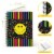 Lined Notebook Spiral Colorful Cute Smile College Ruled Notebook for Journaling Perspective: top