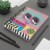 Lined Notebook Spiral Anime Cute Eyes College Ruled Notebook for Journaling Perspective: top