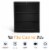 AOBABO 3 Drawer Lateral File Cabinet w/ Lock for Letter/Legal Size Paper, Black Perspective: top