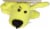 Multipet Small Loofa Plush Dog Toy Perspective: top