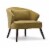 Pagi Brown Upholstery Accent Chair Perspective: top