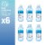 Vitaminwater® Zero Electrolyte Enhanced Ice Blueberry Lavender Flavored Bottled Water Perspective: top