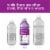 Vitaminwater® Zero Sugar Look Blueberry Hibiscus Flavored Bottled Water Perspective: top