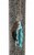 SmartyKat Simply Scratcher Scratching Post with Feather Toy for Cats - Carpet Perspective: top