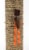 SmartyKat Simply Scratcher Scratching Post with Feather Toy for Cats - Seagrass Perspective: top
