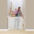 KidCo Retractable Safeway Mesh Quick Release Baby Toddler Safety Gate, White Perspective: top