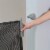 KidCo Retractable Safeway Mesh Quick Release Baby Toddler Safety Gate, Black Perspective: top