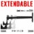 PRO BIKE TOOL Bike Wall Mount - Black - Horizontal Indoor Rack for 1 Bicycle Perspective: top