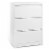 AOBABO 3 Drawer Lateral File Cabinet w/ Lock for Letter/Legal Size Paper, White Perspective: top