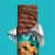 ONE® Chocolate Chip Cookie Dough Flavored Protein Bars Perspective: top