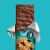 ONE® Chocolate Chip Cookie Dough Flavored Protein Bars Perspective: top