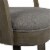 Jennifer Taylor Home Williams 27  Counter Height Bar Stool Dark Heathered Grey Perspective: top