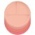 TarHong Wheat Poly Propylene Divided Plates - Coral Perspective: top