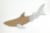 Verdigris Wood Shark Wall Sculpture Metal Accent Decorative Hanging Plaque Art Perspective: top