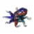 7 In Multicolor Blown Glass Octopus Paperweight Figurine Home Decor Sculpture Perspective: top