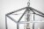 Alena 4-Light Chrome Farmhouse Crystal Foyer Lantern Chandelier Perspective: top