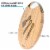 Bamboo Cheese Board and Knife Set with Magnetic Cutlery Storage - 13 Round Charcuterie Board Perspective: top