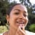 Burt's Bees Pink Blossom Tinted Lip Balm Perspective: top