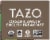 Tazo® Organic Awake® English Breakfast Tea Bags Perspective: top