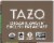 Tazo® Organic Awake® English Breakfast Tea Bags Perspective: top
