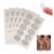 Lobe Wonder 240 Unisex Earring Support Patches Self Adhesive Oval For All Age Groups - 4 Pack Perspective: top