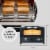 Sengoku SET-G16A(K) HeatMate Graphite Technology Toaster Oven, 120 Volt, Black Perspective: top