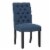 Costaelm Jameson Fabric Tufted Dining Side Chair 2 Pc Set in Blue Perspective: top