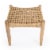 Butler Garner Woven Jute Stool Perspective: top