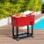 Outdoor Patio 80quart Party Portable Rolling Cooler Cart Ice Beer Beverage Chest Perspective: top