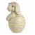 Easter Primrose Bunny In Egg Polyresin Floppy Ears Pastel Td0010 Perspective: top