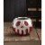 Halloween Red Apple W/White Poison Bucket Polyresin Charmed Confections La1388 Perspective: top